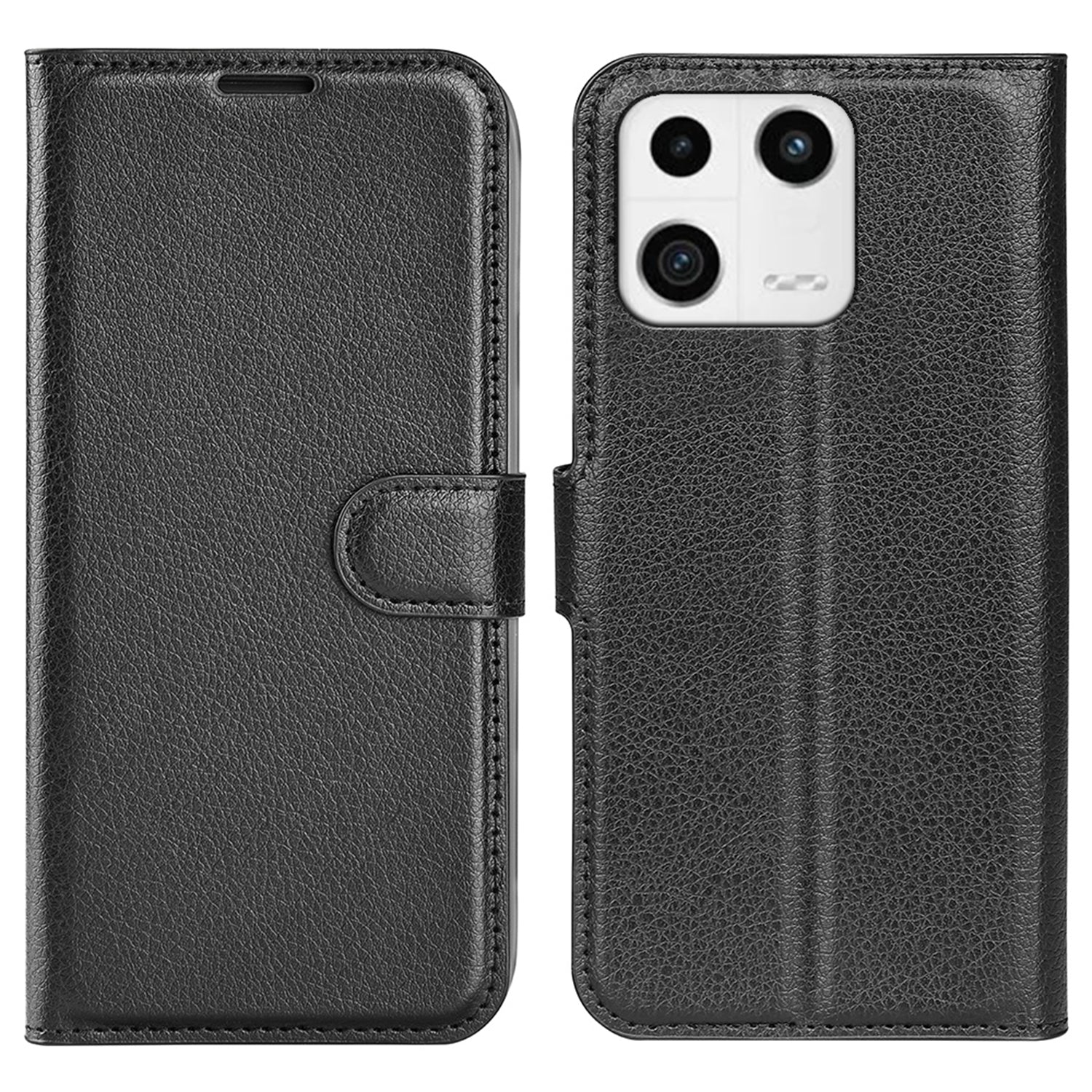 Cell Phone Cover For Xiaomi 13 5G Litchi Texture PU Leather Flip Stand Wallet Anti-drop Phone Case Cell Phone Cover For Xiaomi 13 5G Litchi Texture PU Leather Flip Stand Wallet Anti-drop Phone Case